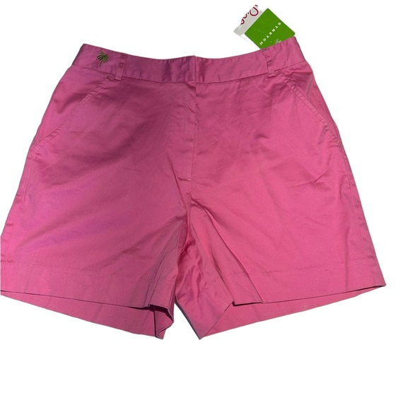 Lilly Pulitzer White Label NWT Par shorts in hibiscus pink. Size 4. Beautiful - Picture 7 of 11